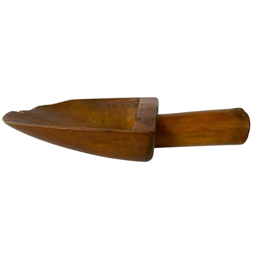 Antique Vintage Kitchen Tools Wooden Scoop & Paddle Hand Crafted Made Rustic - Picture 8 of 13